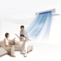 美的客廳專用家庭中央空調出風效果圖